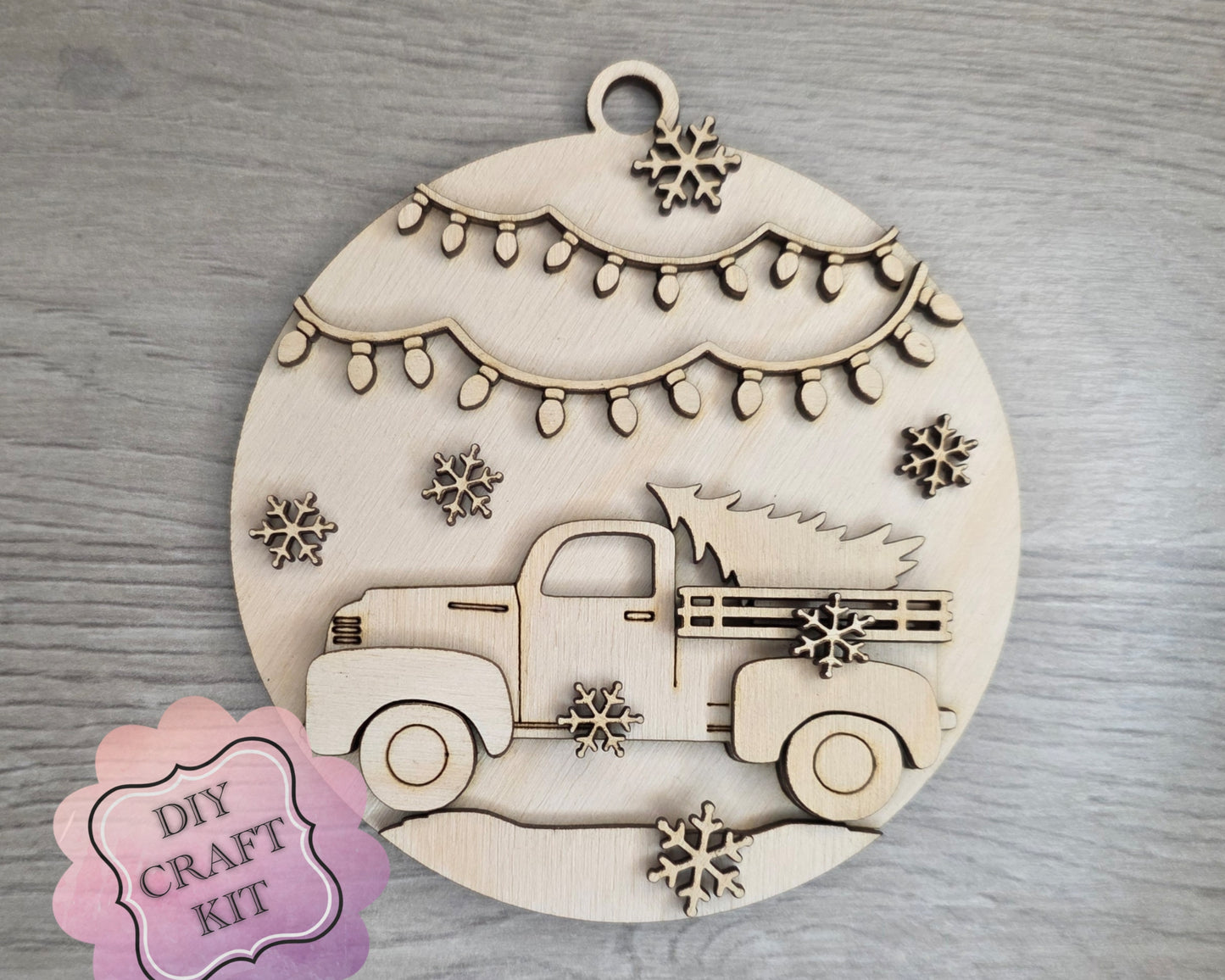 Christmas Truck Ornament  | #3413