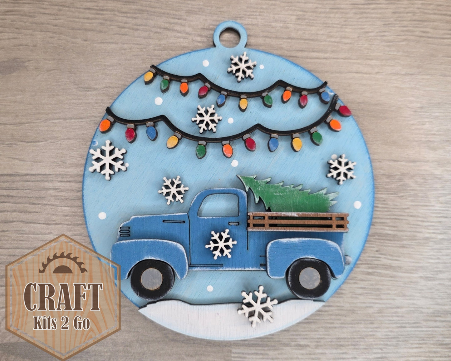 Christmas Truck Ornament  | #3413
