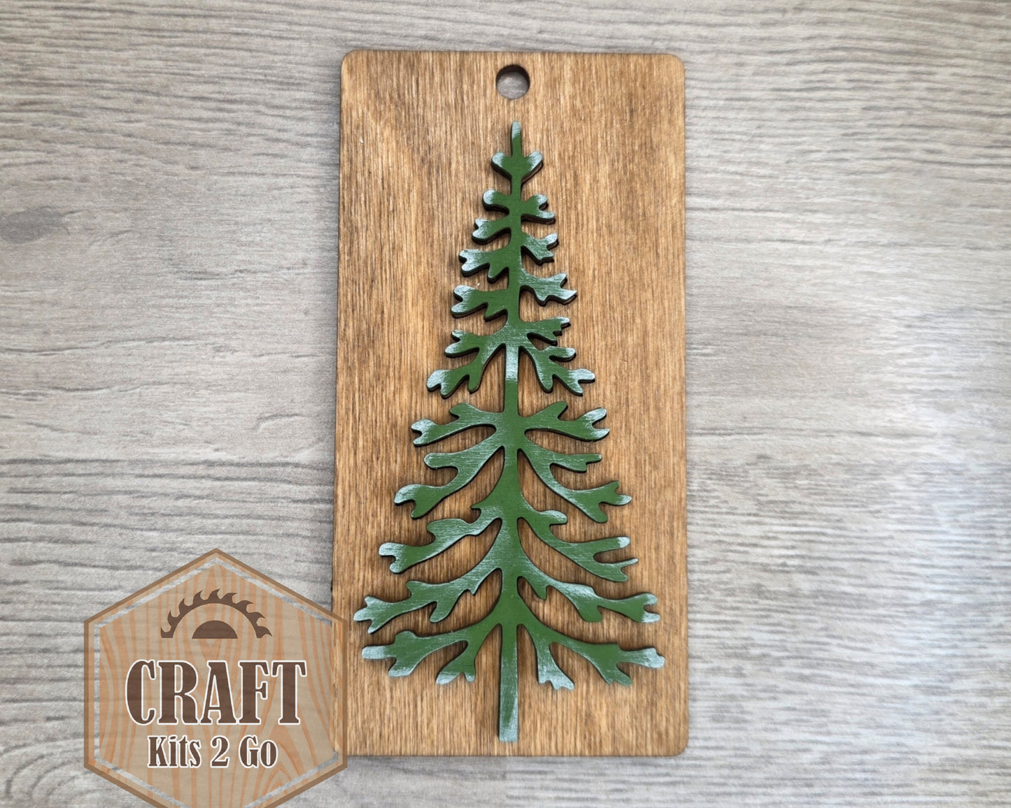 Christmas Tree Tag Ornament | #3022