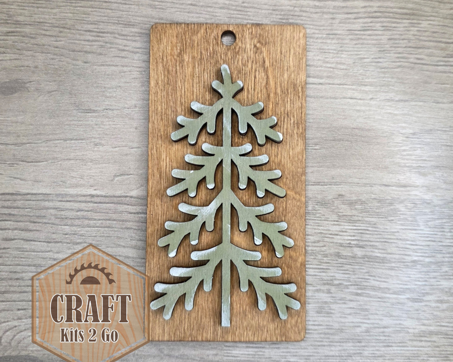 Christmas Tree Tag Ornament | #3552