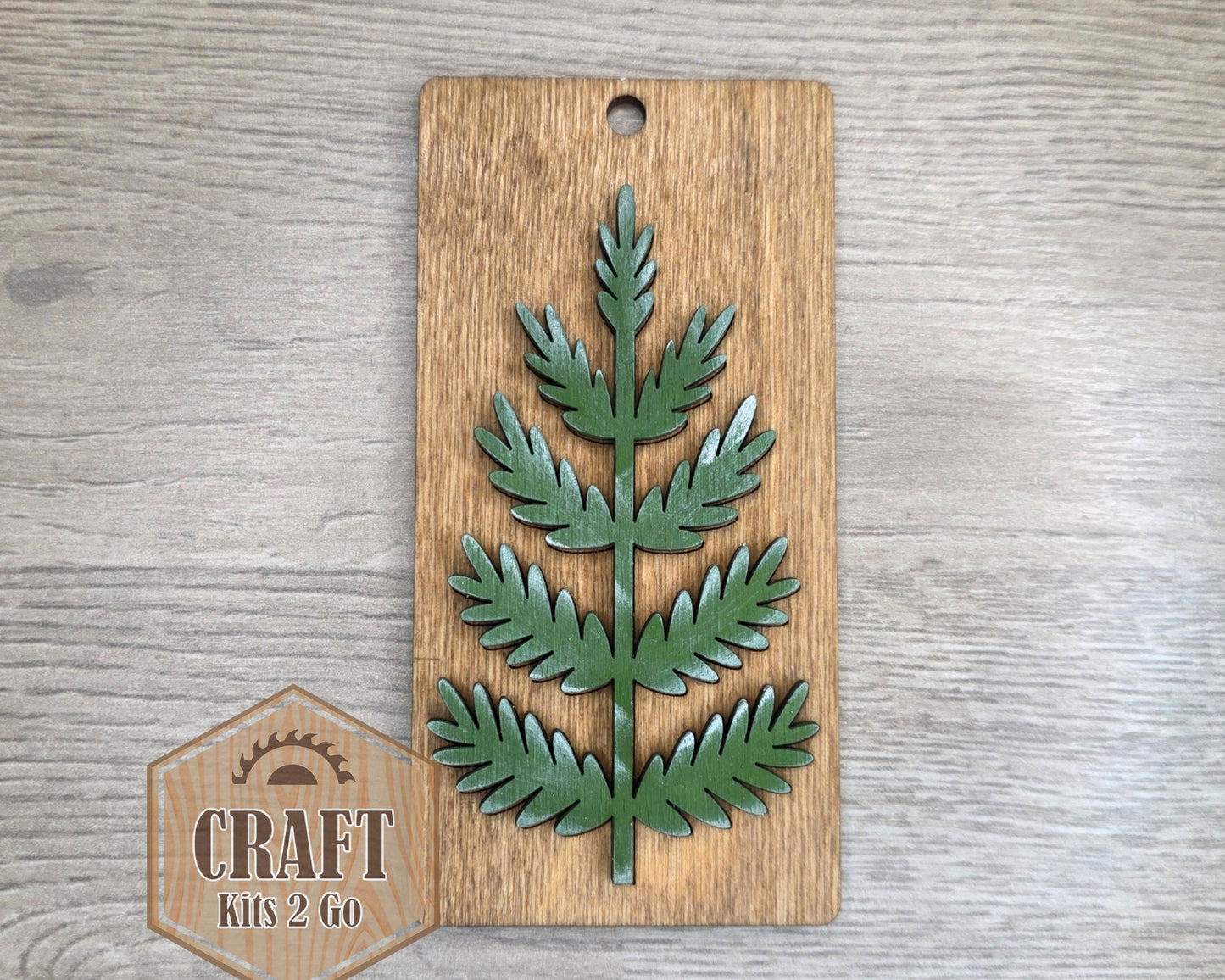 Christmas Tree Tag Ornament | #3017