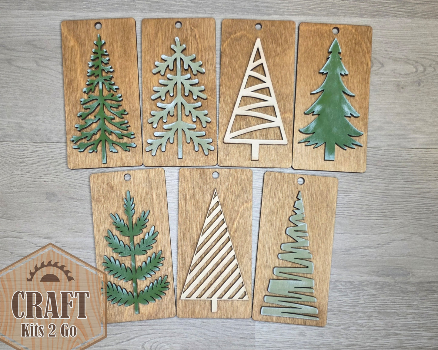 Christmas Tree Tag Ornament | #5238