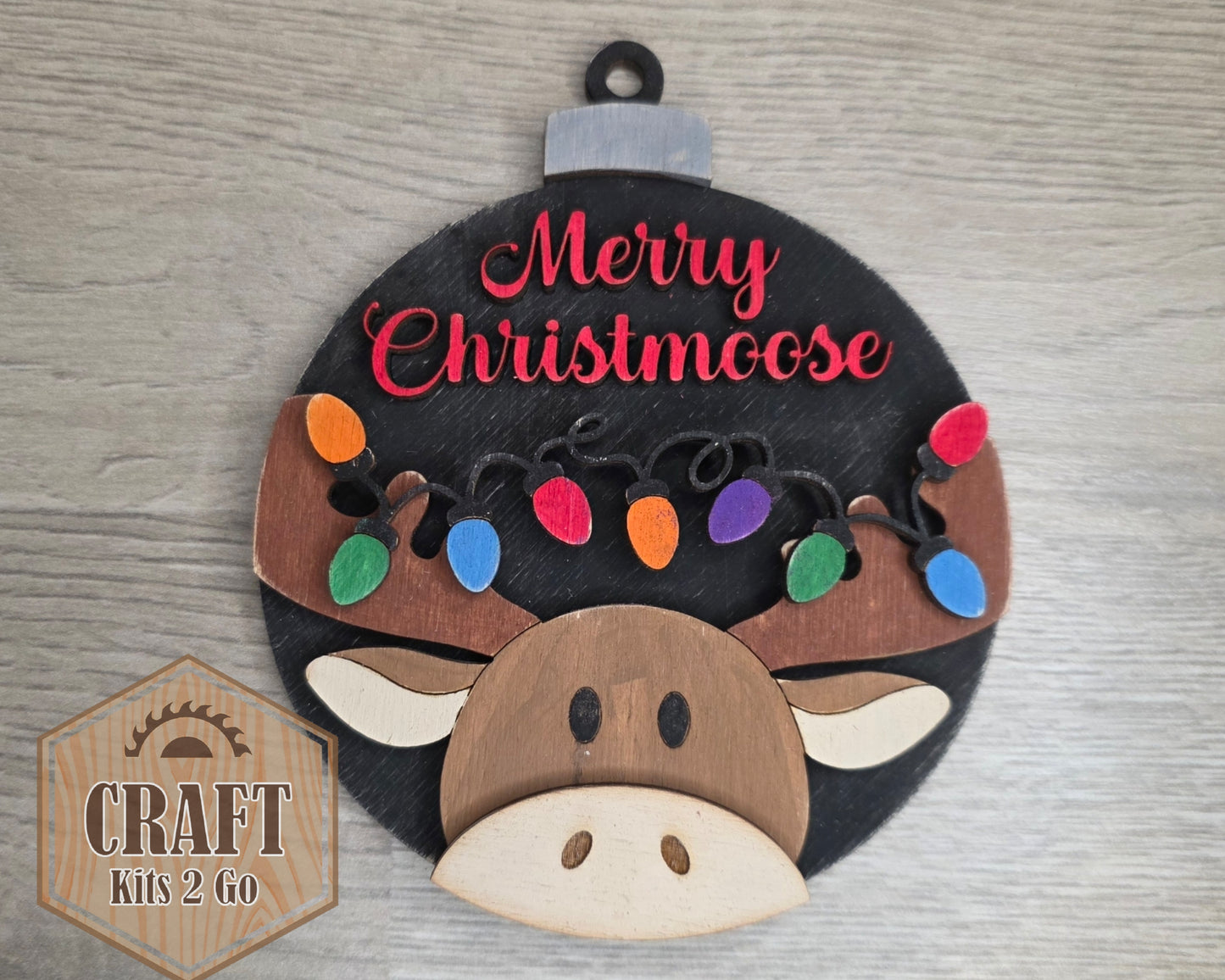 Merry Christmoose Ornament  | #5248