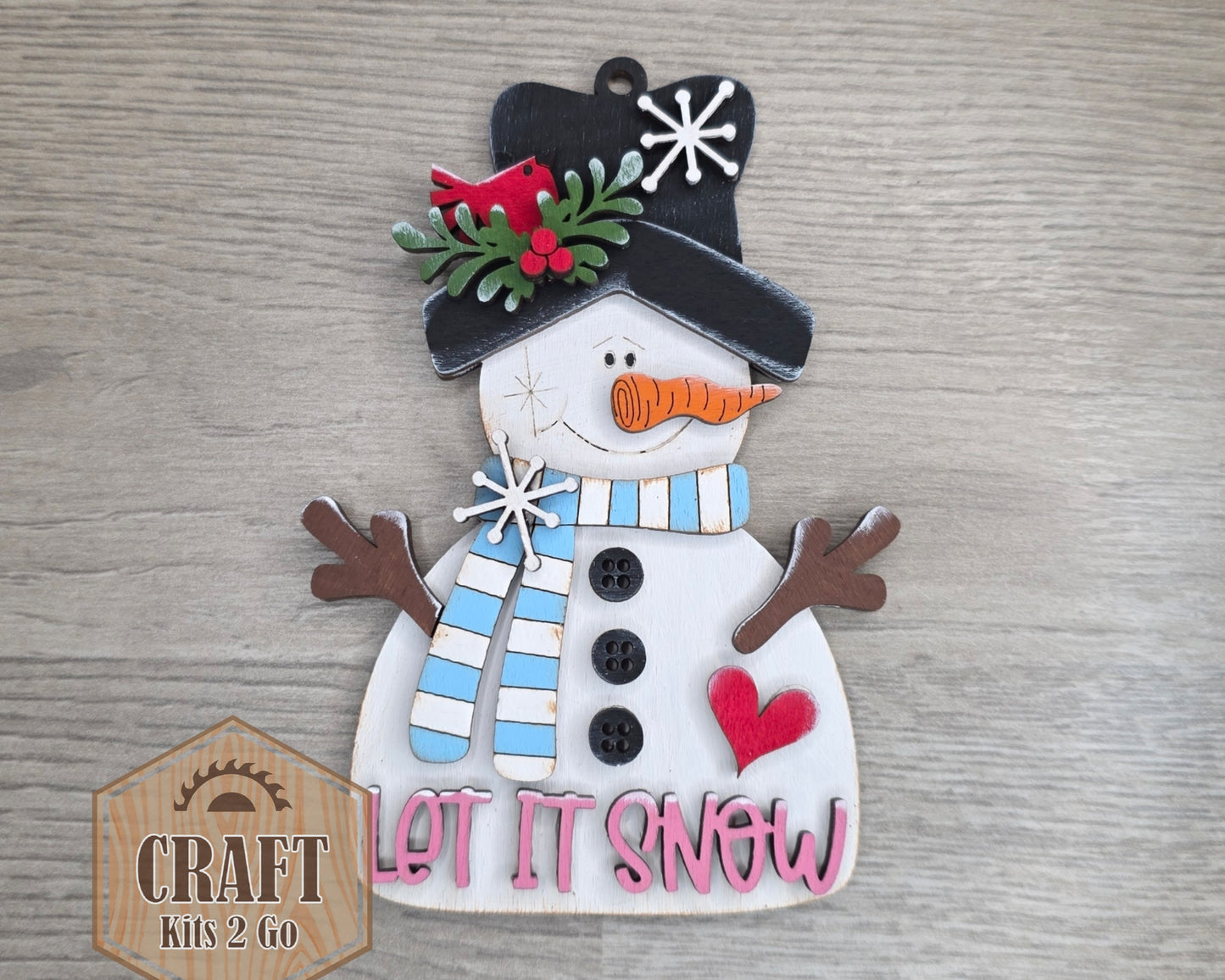 Let it Snow Snowman Ornament | #3505
