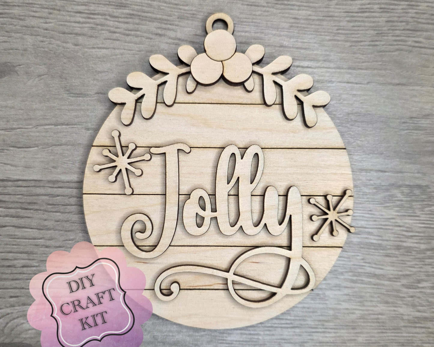 Jolly Christmas Ornament  | #5329