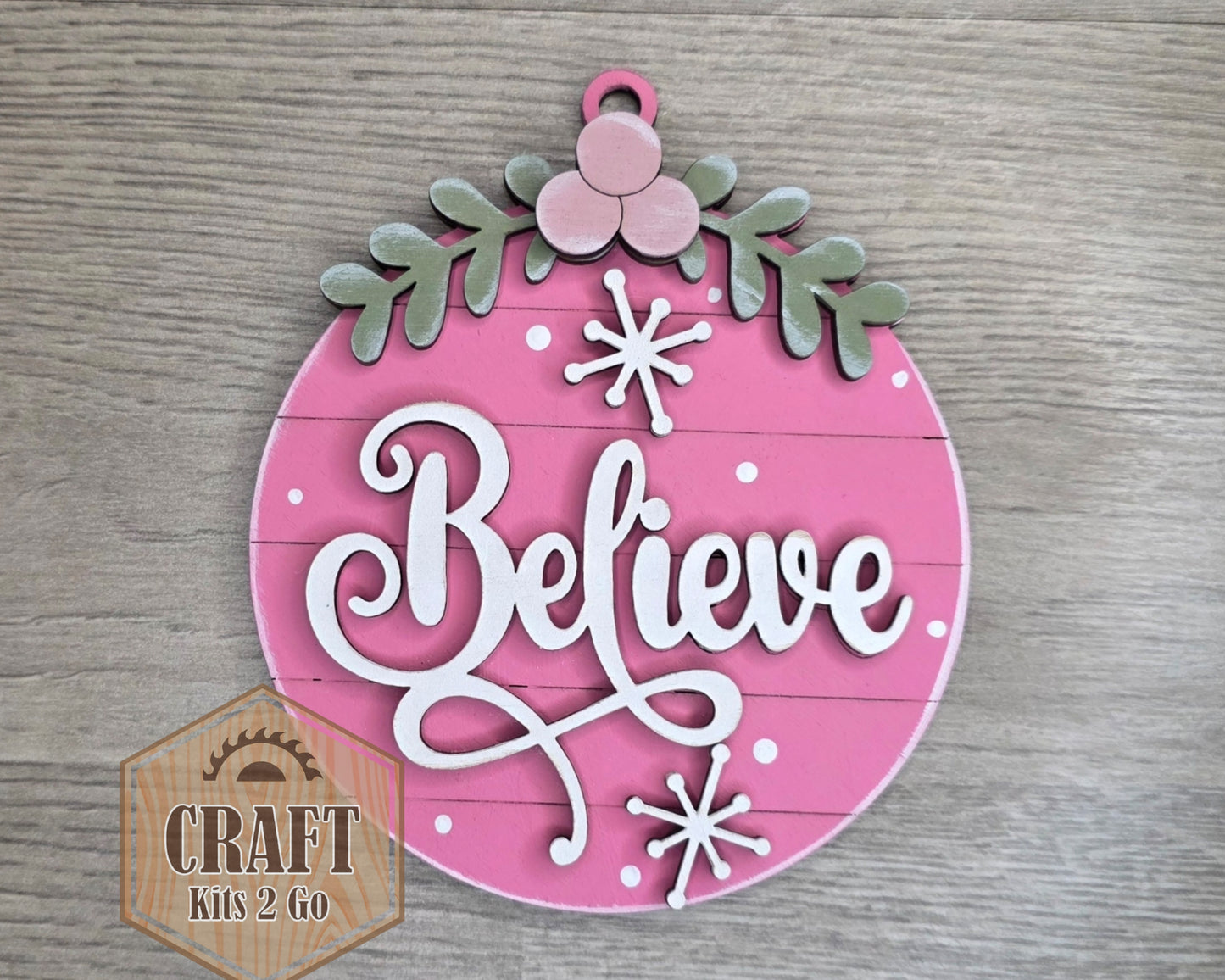 Believe Christmas Ornament  | #5325