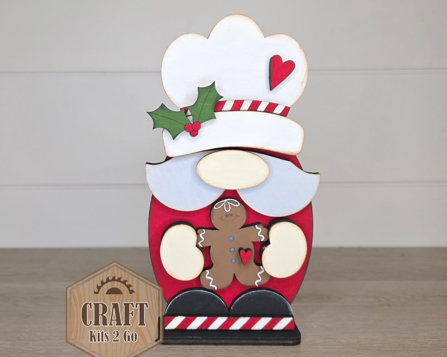 Christmas Gnome Gingerbread Shelf Sitter | #5310