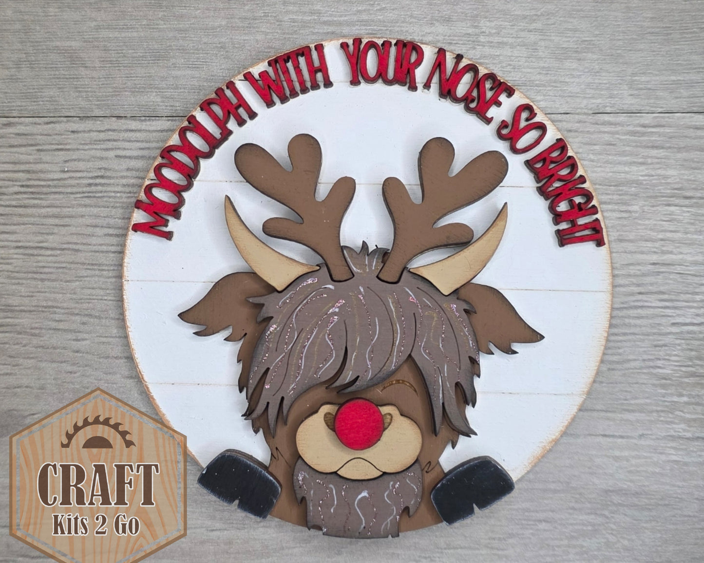 Rudolph Highland Cow | #3481