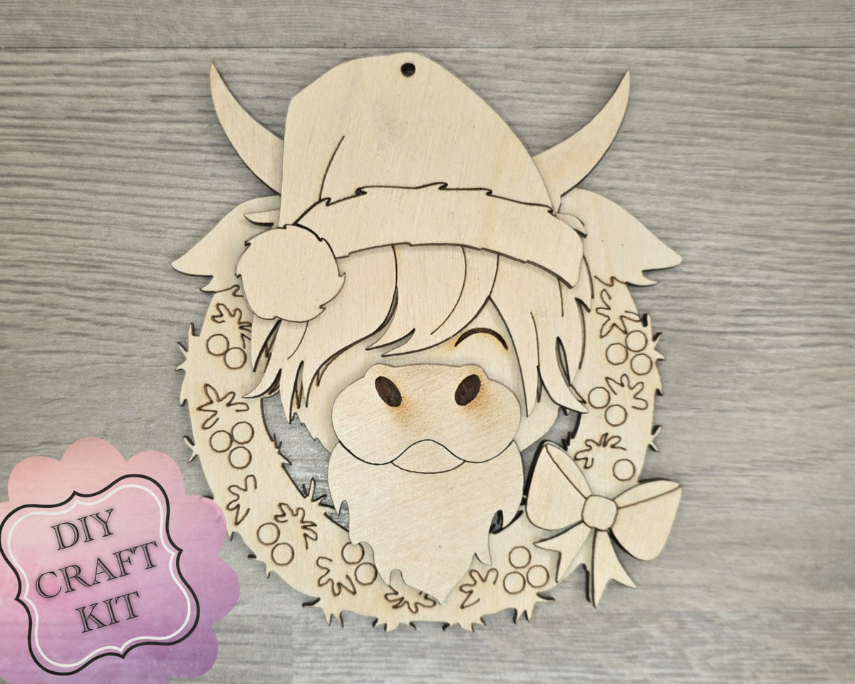 Highland Cow Ornament | #3480