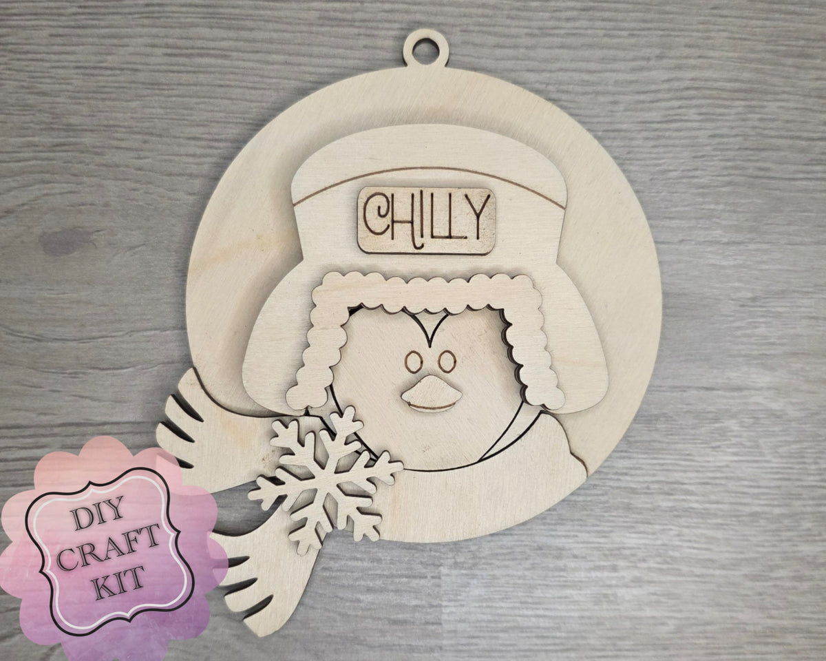 Penguin Christmas Ornament | #5255