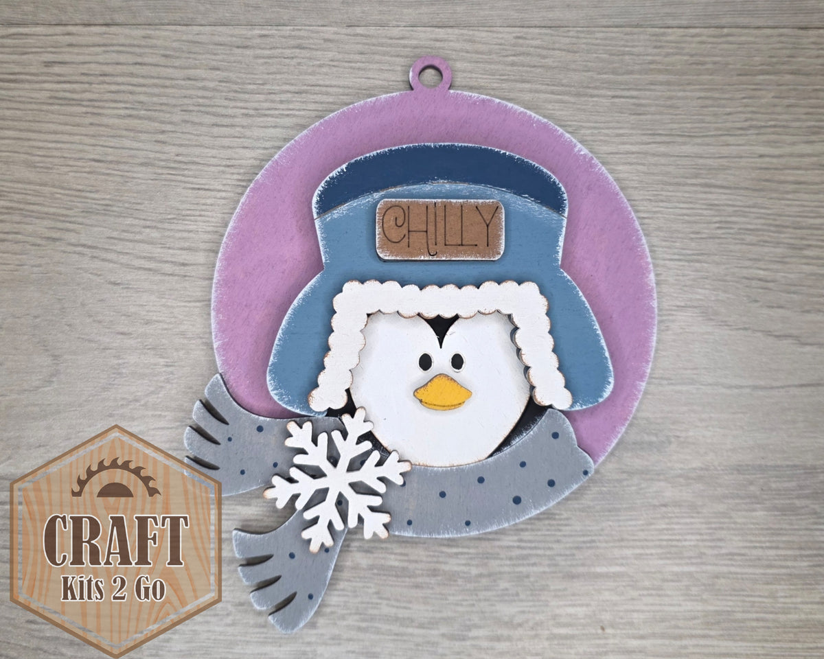 Penguin Christmas Ornament | #5255