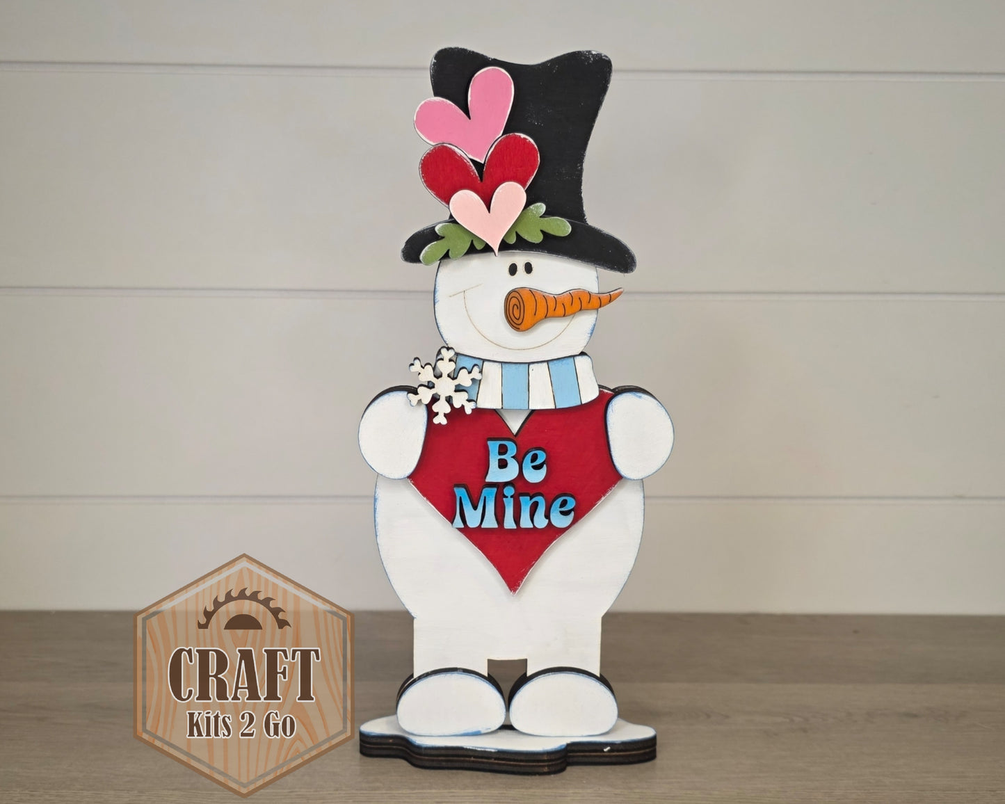 Valentine Snowman Shelf Sitter | #5265