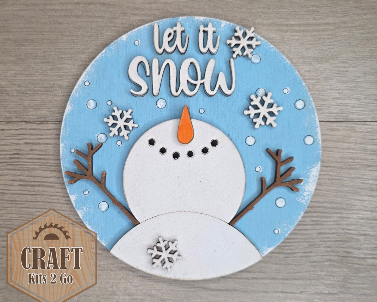 Let it Snow Snowman | #3502