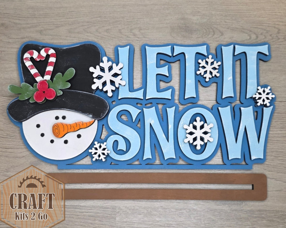 Let it Snow Shelf Sitter | #5283