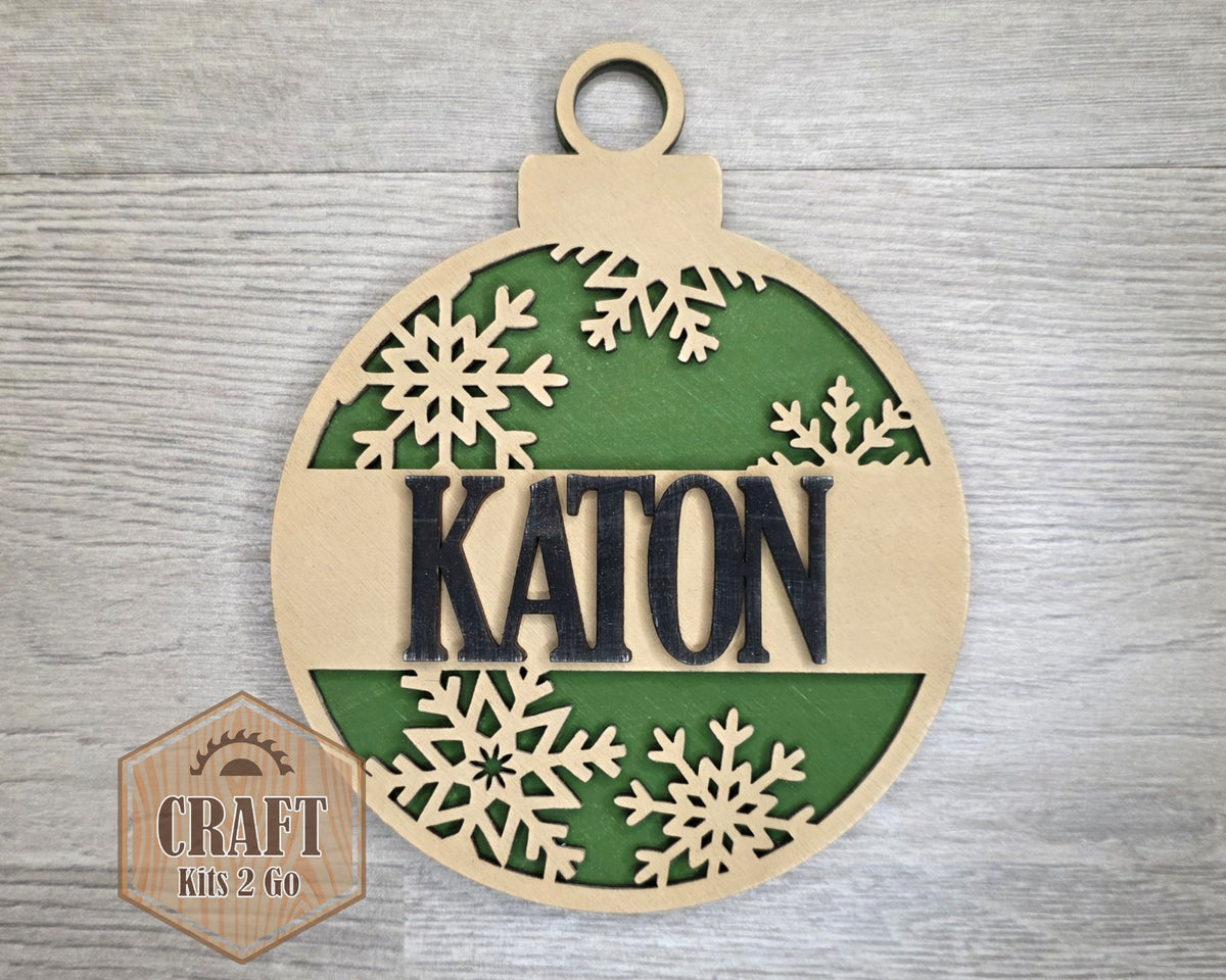 Custom Name Ornament | #5384