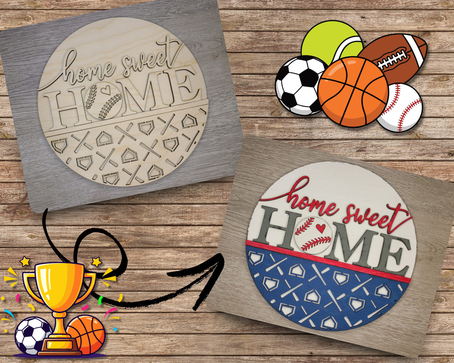 Baseball Sign | #3729