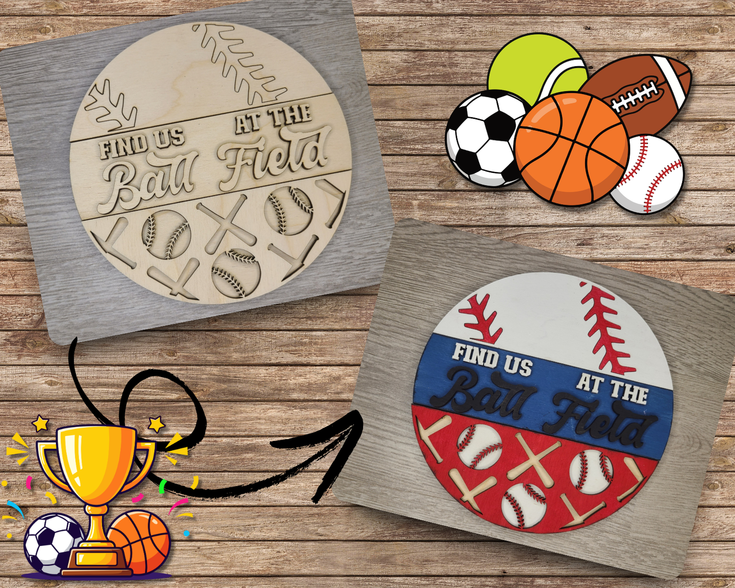 Baseball Sign | #3728