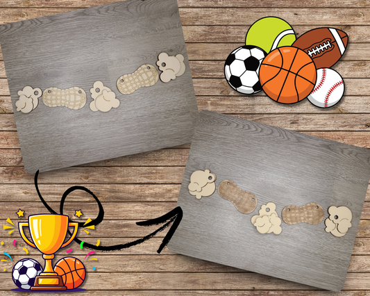 Baseball Peanuts & Popcorn Bunting | #2755