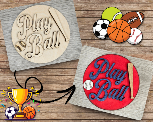 Play Ball Sign | #4315