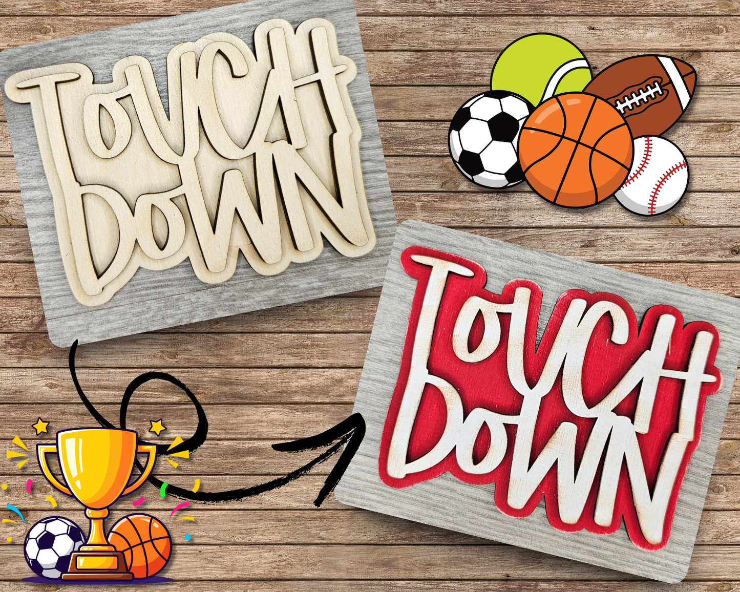 Touch Down | #2737