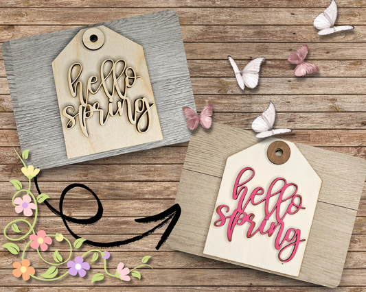 Hello Spring Tag | #2744