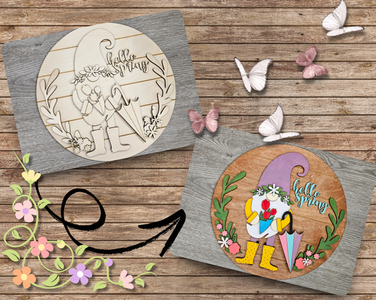 Hello Spring Gnome | #3386
