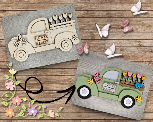 Spring Flower Truck | #4640