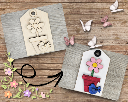 Daisy Pot Tag | #4484