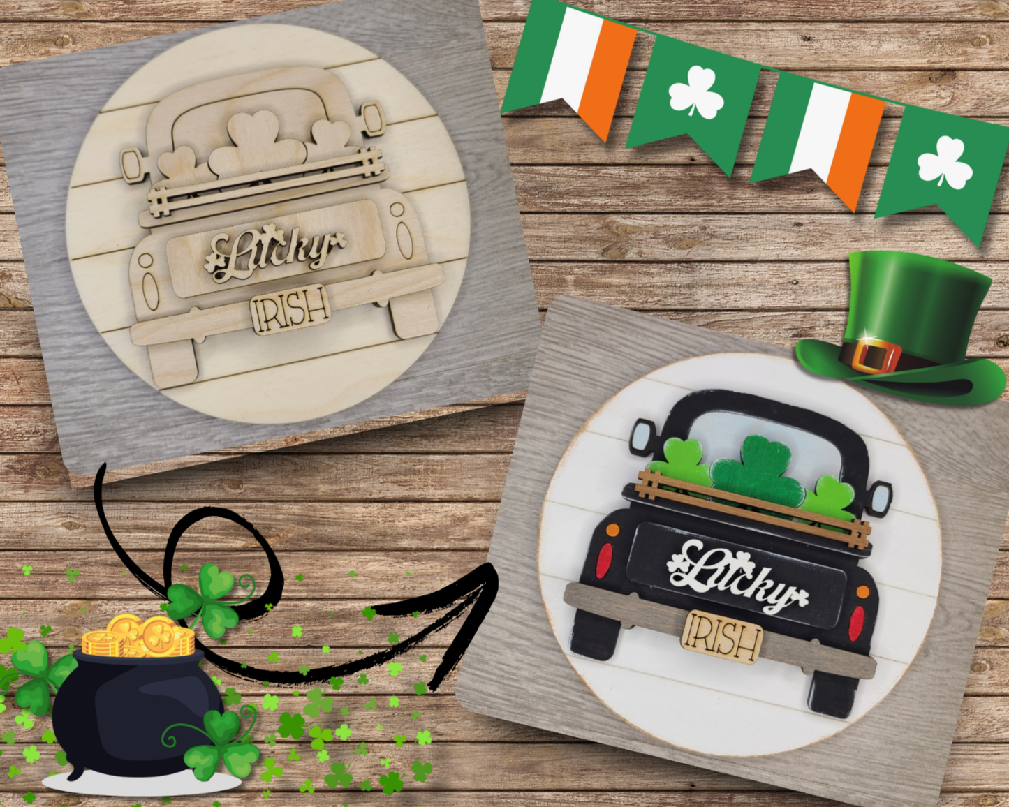 St. Patrick's Day Truck | #3630