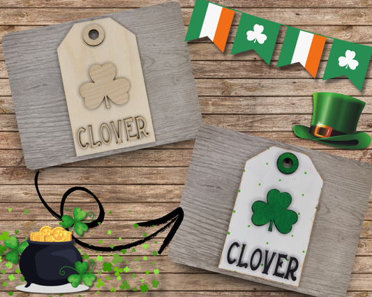 Clover Tag St. Patrick's Day Tag | #3652