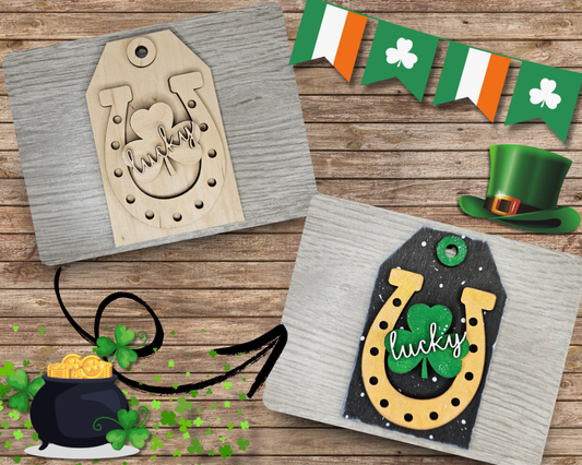 Lucky Horseshoe Tag | #4020