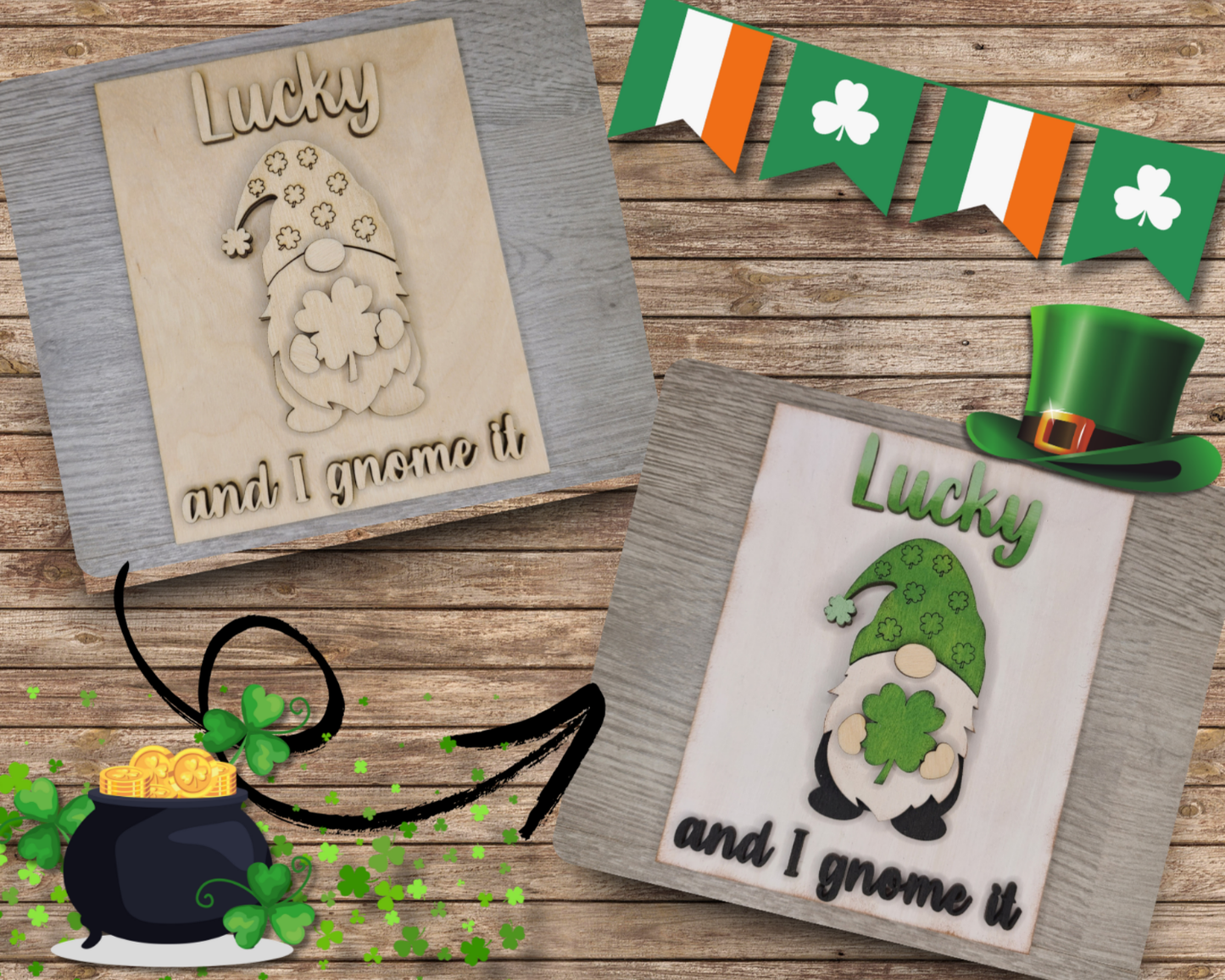 St. Patrick's Day Gnome | #2508