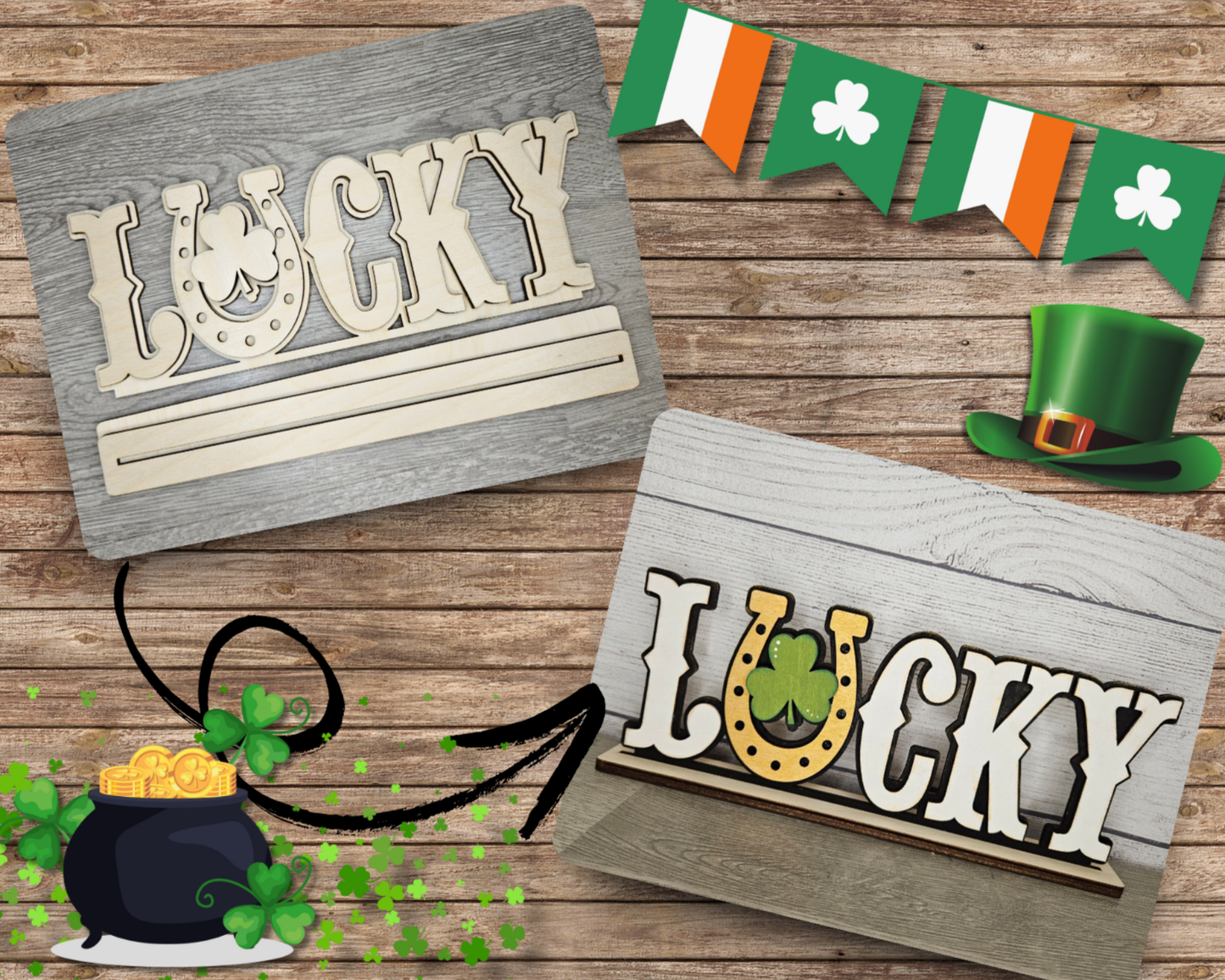 Lucky Shelf Sitter | #3966