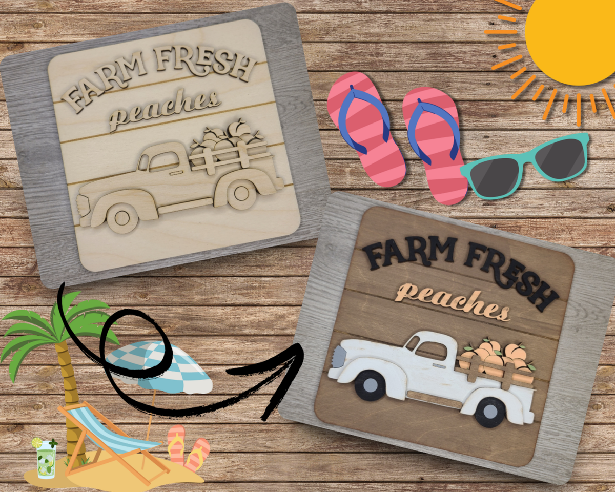 Peach Farm Decor | #2678