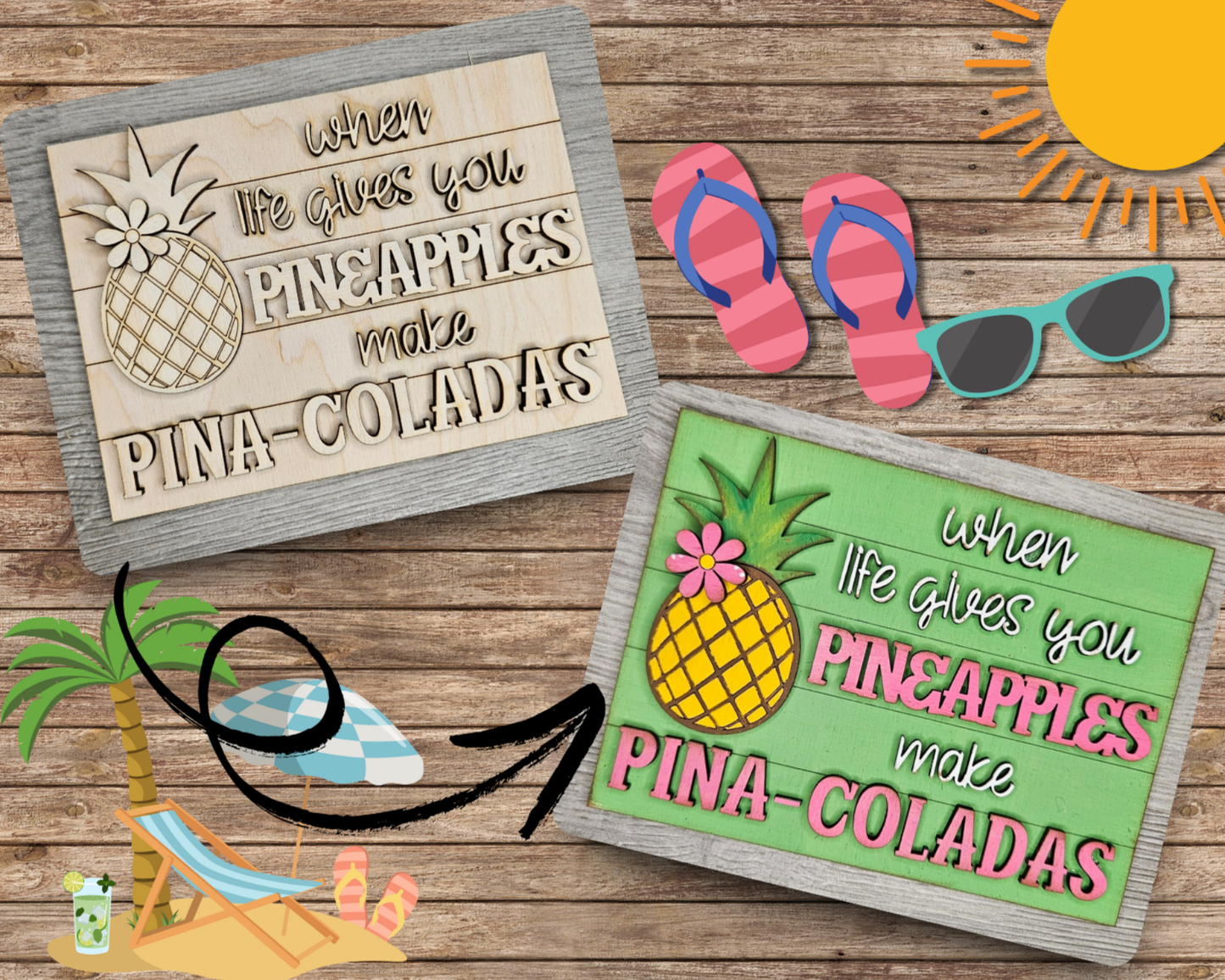 Pineapple & Pina Colada Tropical | #4571