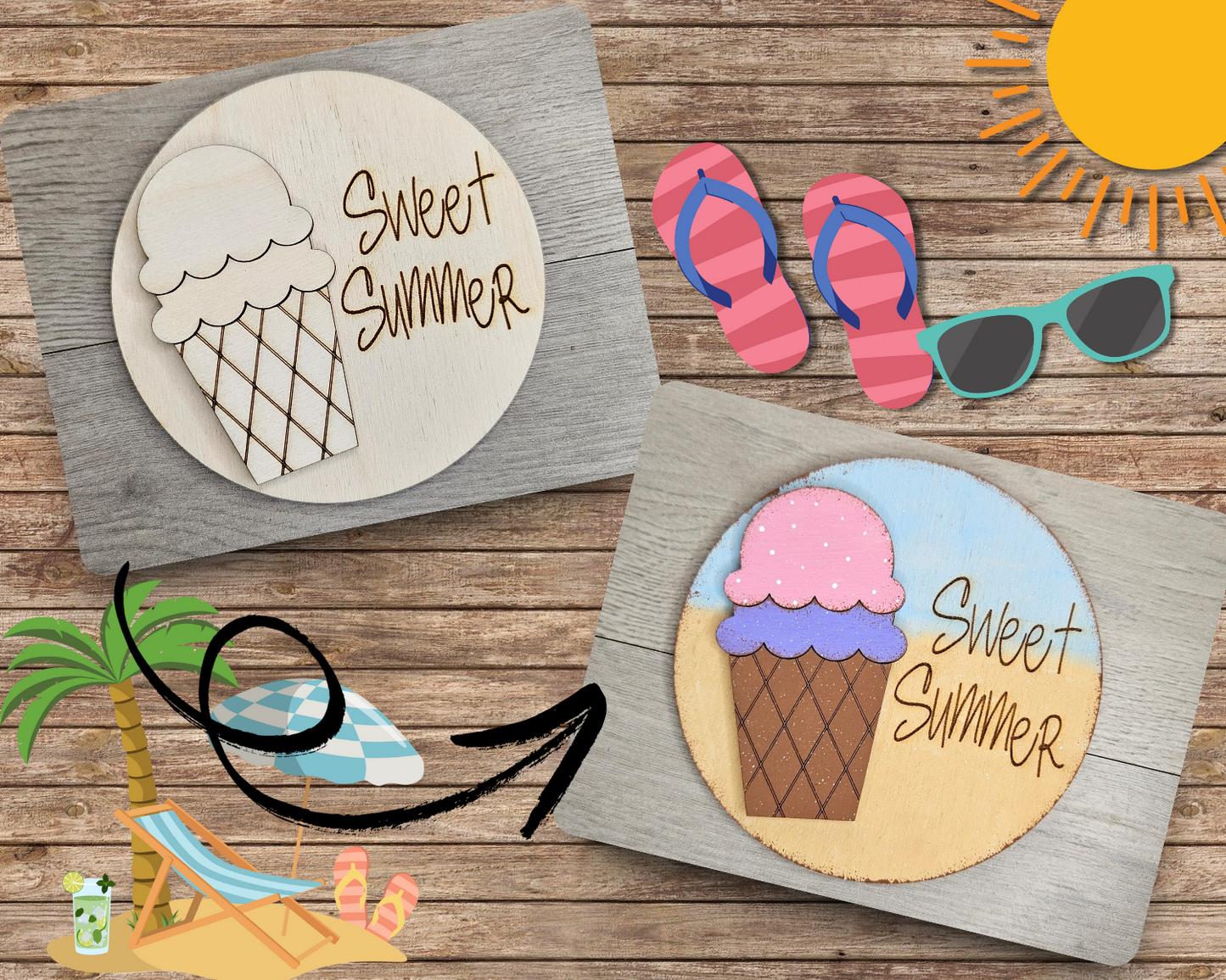 Sweet Summer Ice Cream | #4980