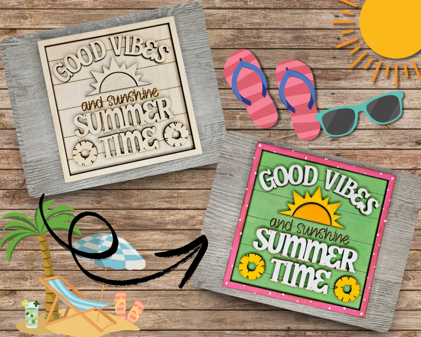 Good Vibes & Summertime Tropical | #4572