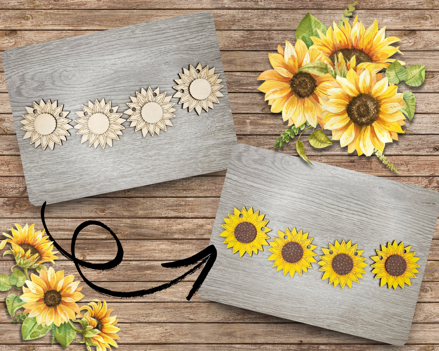 Sunflower Bunting | #2589