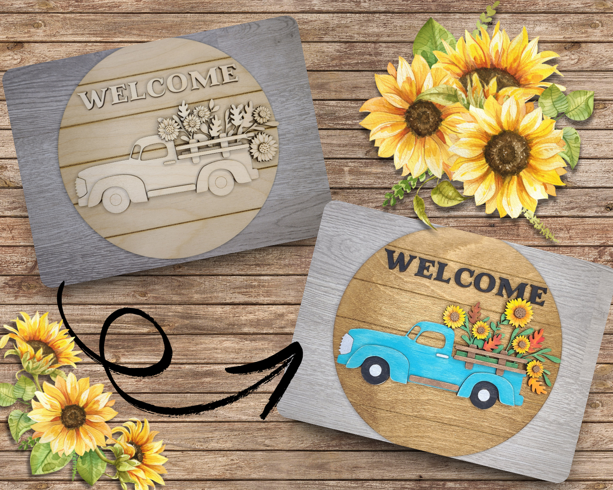 Sunflower Truck | #3396