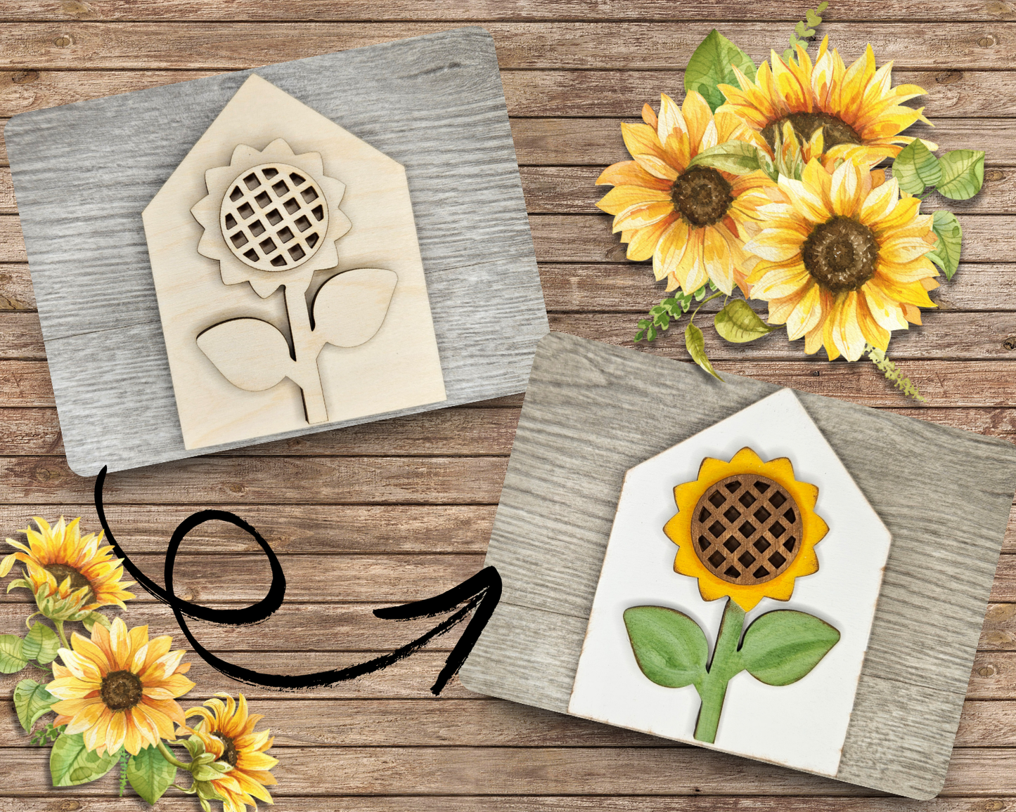 Sunflower Decor | #3211