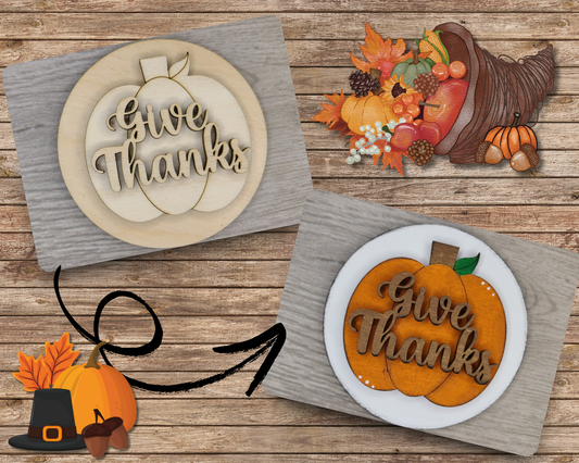 Give Thanks Pumpkin | #4858