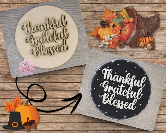 Grateful Thankful Blessed | #3643