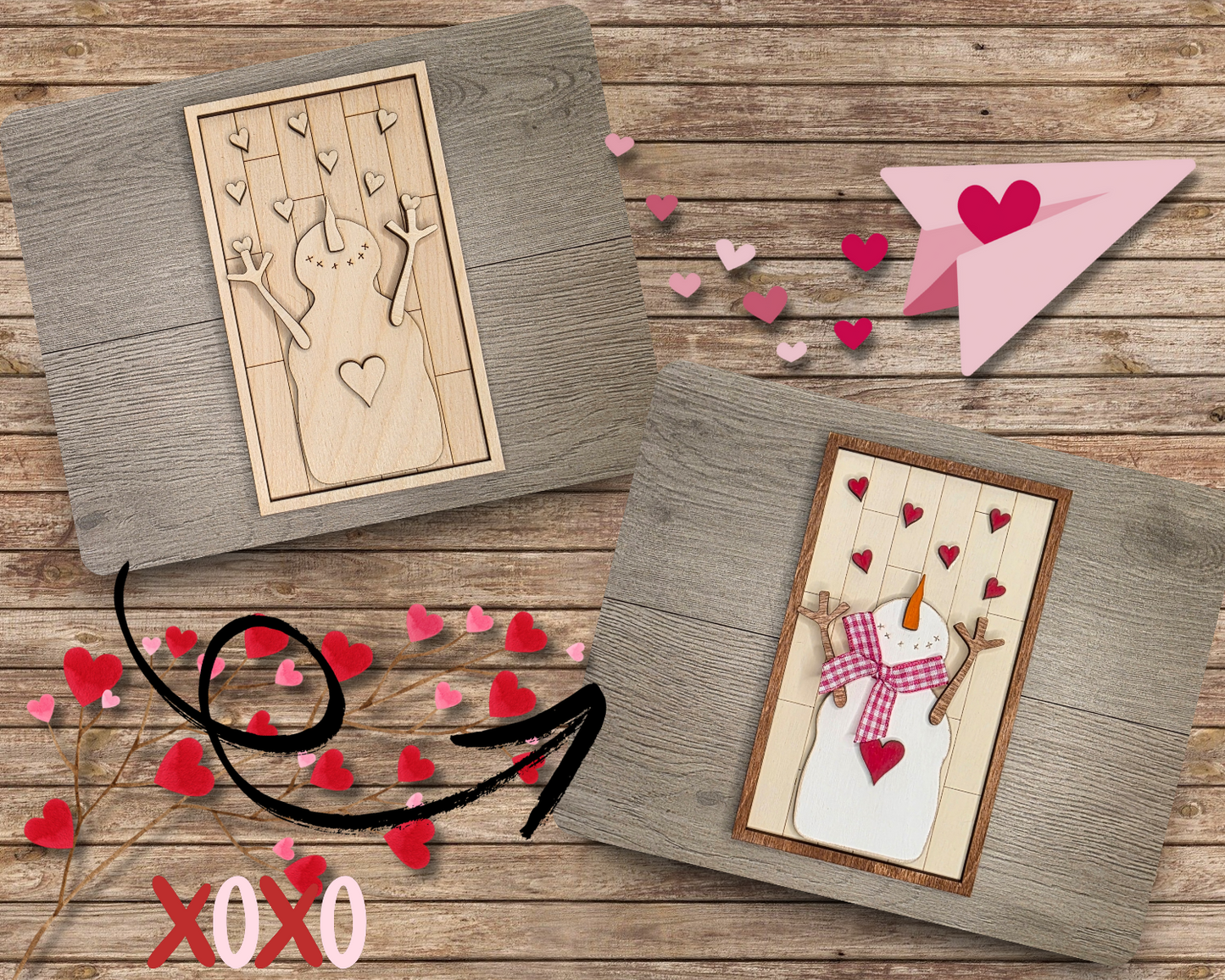 Valentine Snowman | #5089