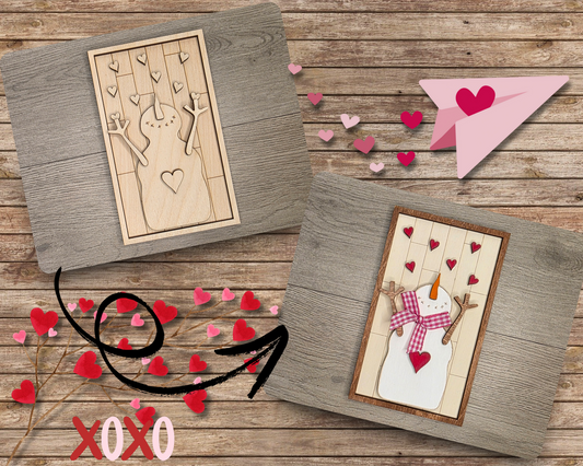 Valentine Snowman | #5089