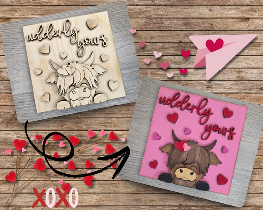 Valentine Highland Cow | Utterly Yours | #3518