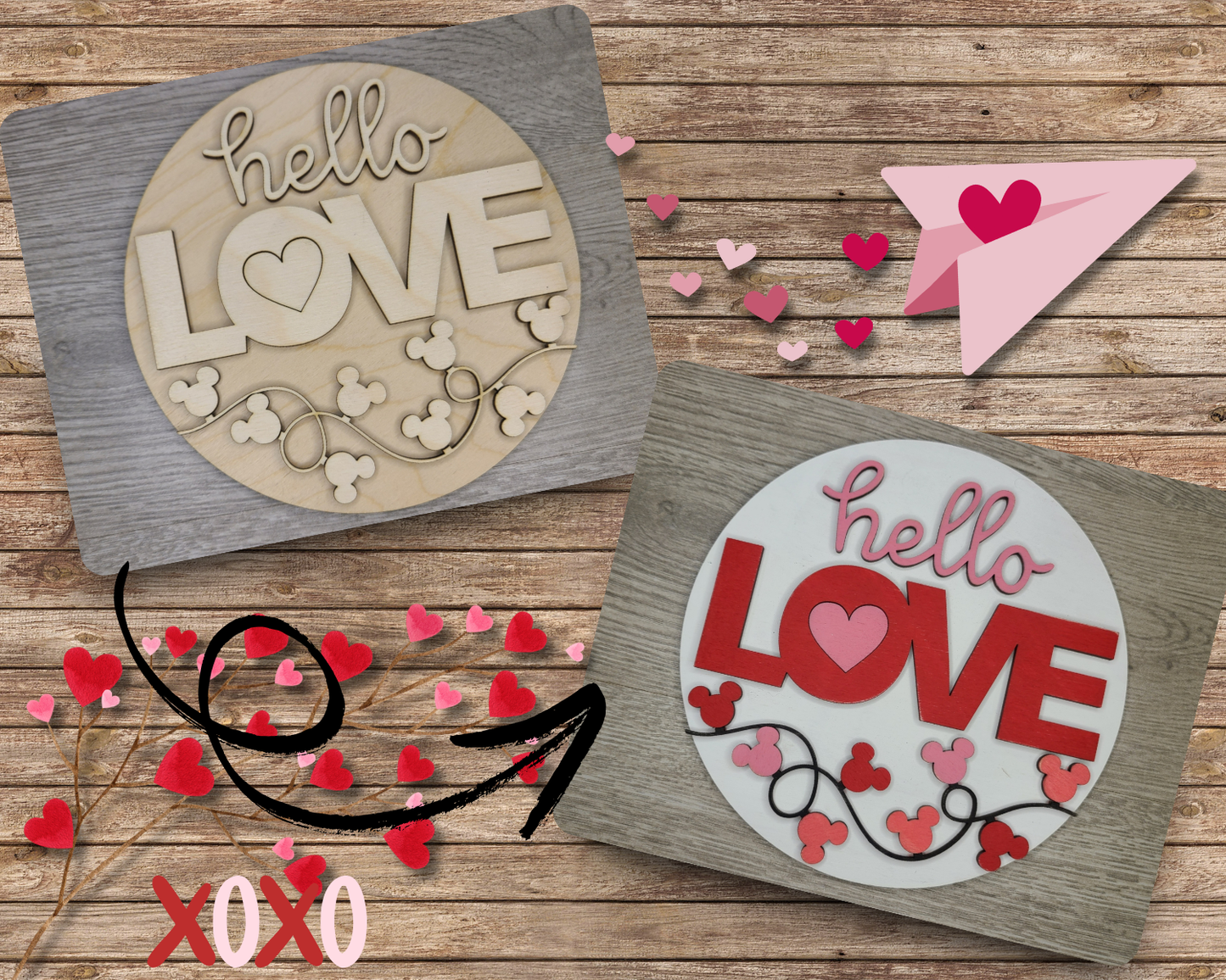 Hello Love Sign | #3494