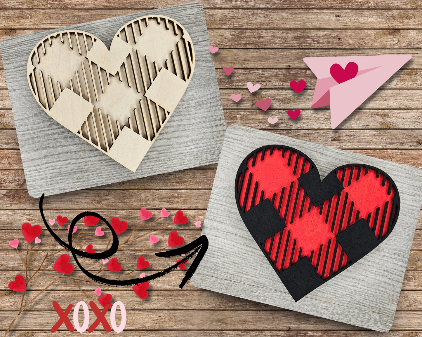 Plaid Heart | #4142