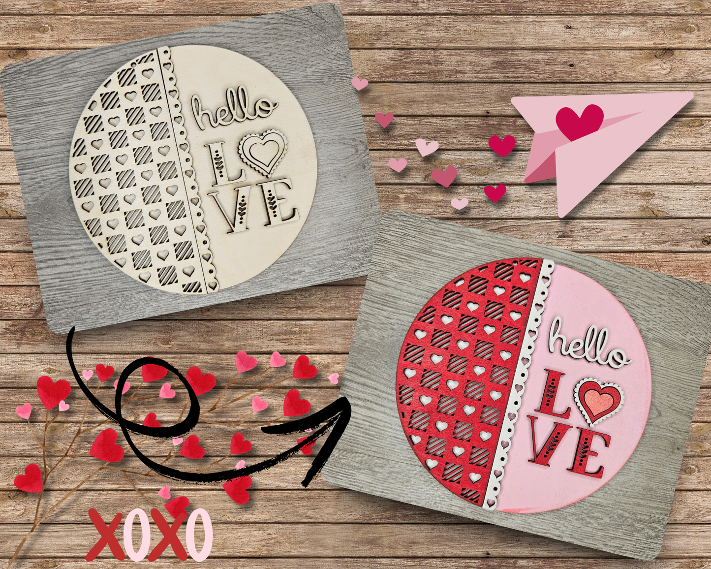 Hello Love Sign | #3970