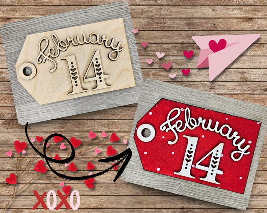 February 14th | Valentine Tag | #4598