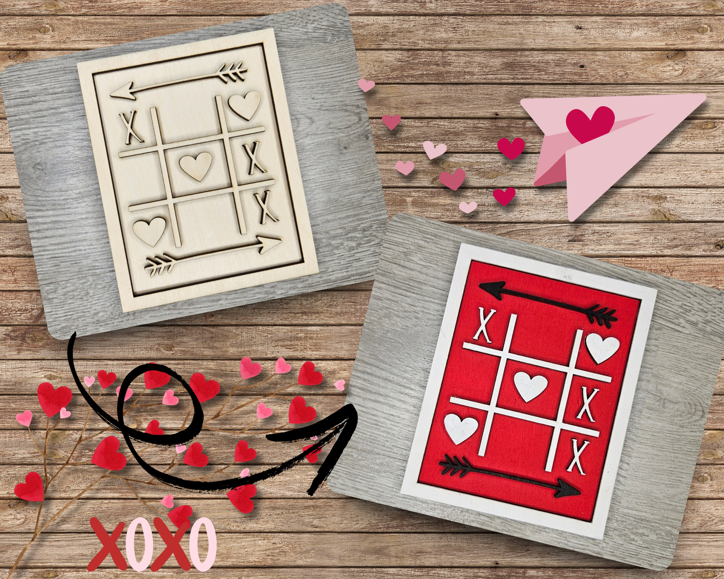 Valentine Tic Tac Toe | #3991